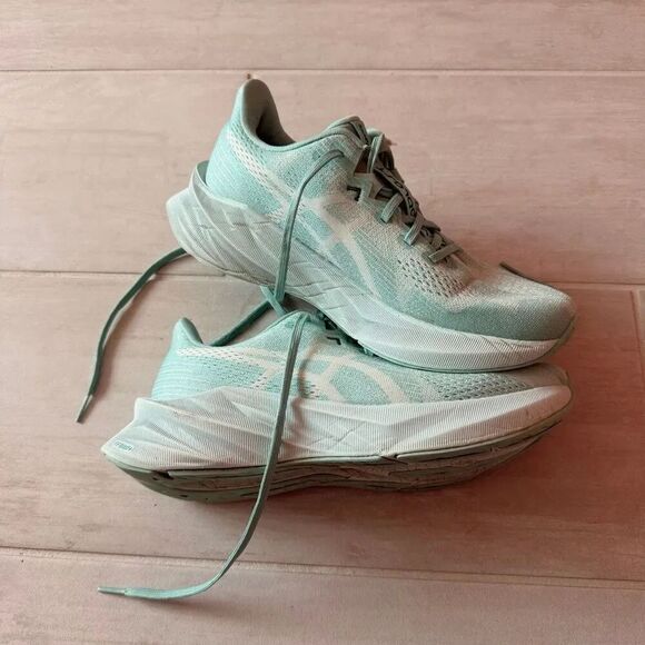 Asics Shoes - Women’s ASICS Dynablast 5 Running Shoes Sneakers Sea Green 7.5 Lightweight Teal